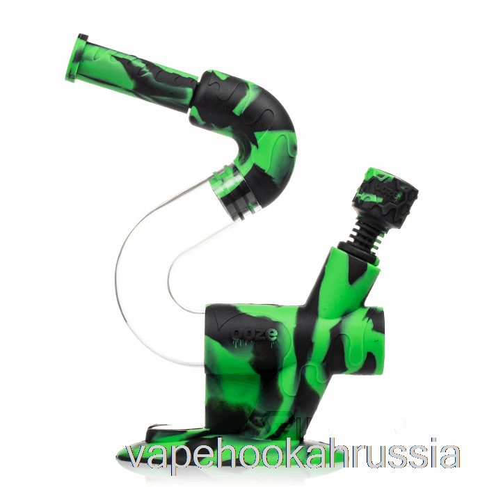 Vape Russia Ooze Swerve силиконовый кальян хамелеон (черный/зеленый)
